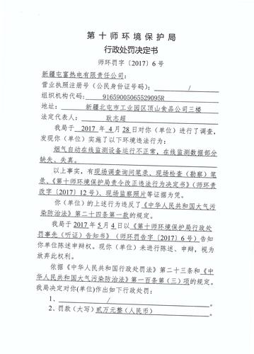 师环罚字[2017]6号2