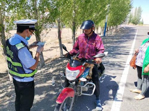 第十师交警部门集中开展摩托车、电动车交通安全专项整治行动 3