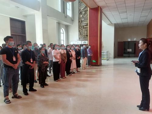 全体学员到阿勒泰地区博物馆现场参观学习