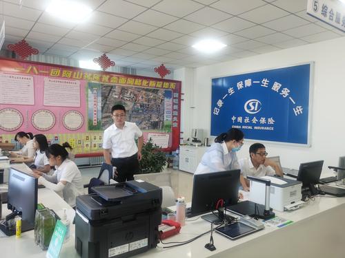 团场社保所专项检查现场 (2)