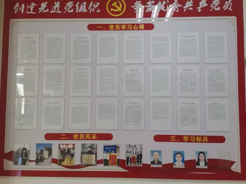社保局党员展示墙