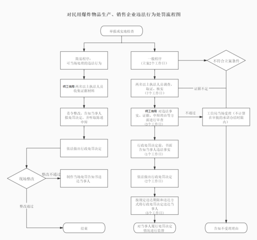 民爆处罚流程图