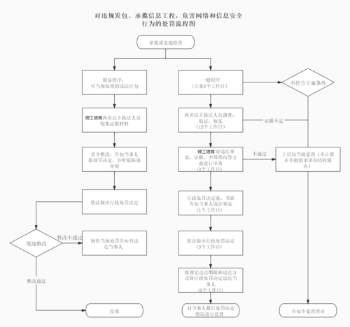 信息处罚流程图