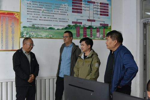 北屯国投公司领导到屯南煤业调研指导工作照片2