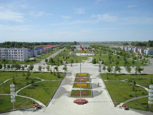 近年来，一八五团小城镇化建设快速发展（一八五团  供图）