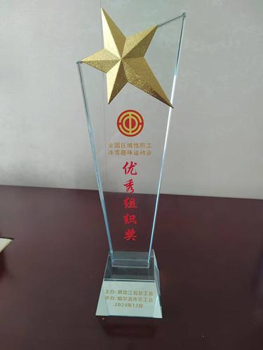 优秀组织奖奖杯