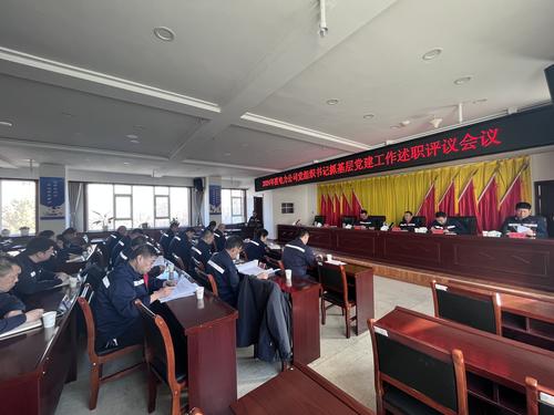 电力公司基层党组织书记抓党建述职评议亮成绩、找差距、谋新篇现场图 (2)