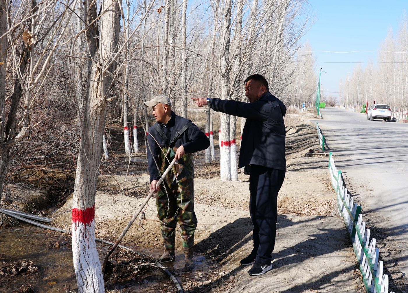 春季林木管护1。谢国庆摄